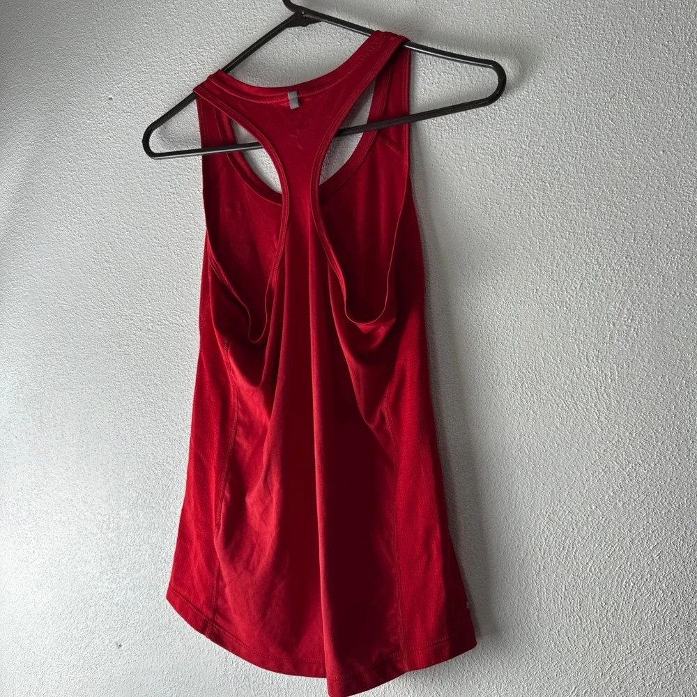 Nike Team RWB Dri-FIT Racerback Tank Top Red Eagle Graphic Women's Mediu Running